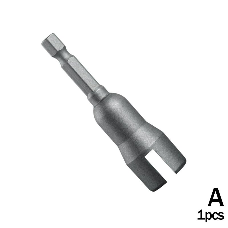 Open-end socket wrench, slotted 4mm/4.2mm butterfly socket, 65mm power wing nut socket.